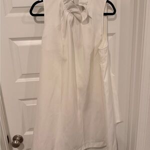 Entro White Mini Dress